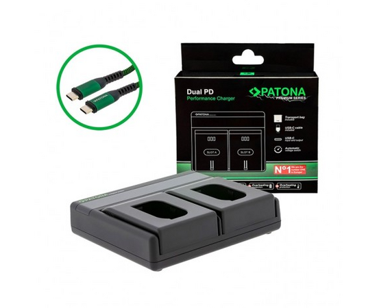 PATONA Carregador Dual PD Premium para DMW-BLK22