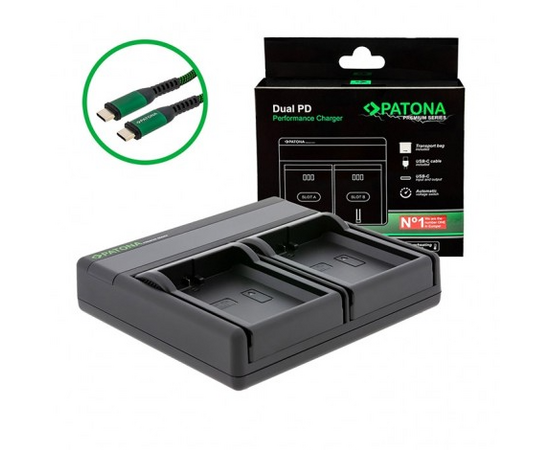 PATONA Carregador Dual PD Premium para EN-EL14