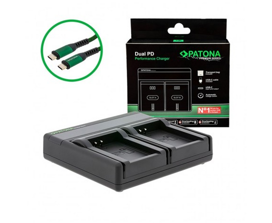 PATONA Carregador Dual PD Premium para LP-E12