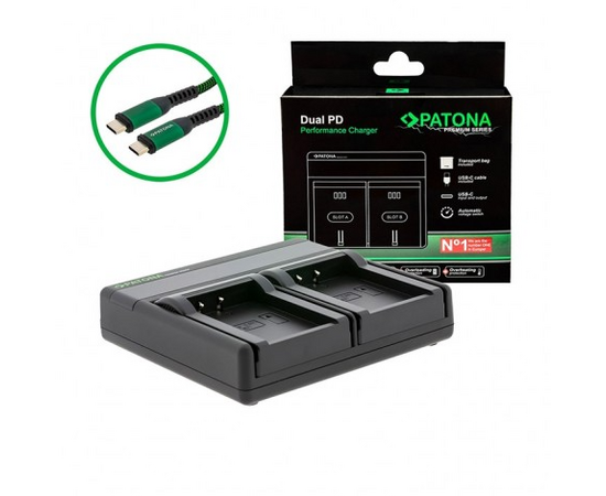 PATONA Carregador Dual PD Premium para LP-E17
