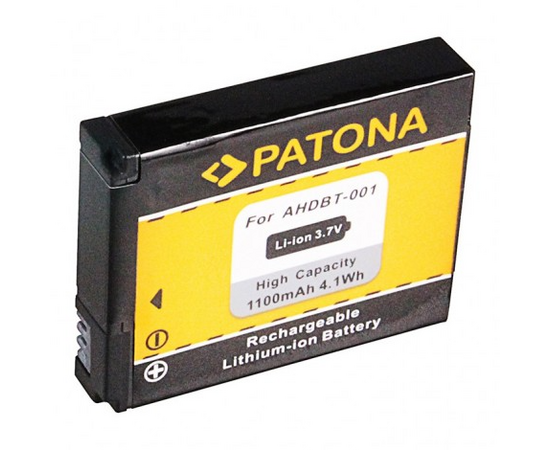 PATONA Bateria Li-Ion para GoPro Hero1 e 2 1100mAh