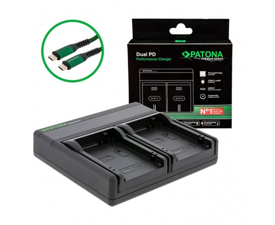 PATONA Patona Carregador Dual PD Premium para LP-E8