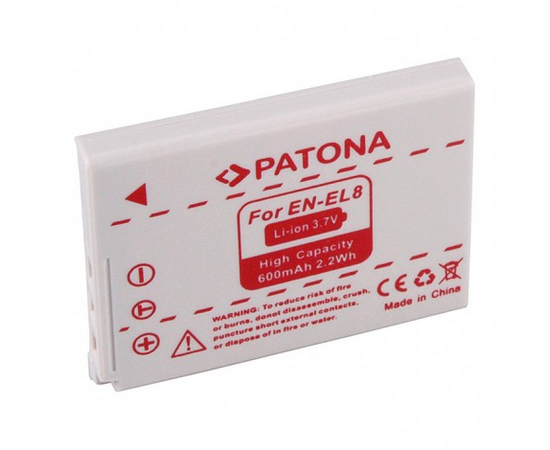 PATONA Bateria EN-EL8 600mAh