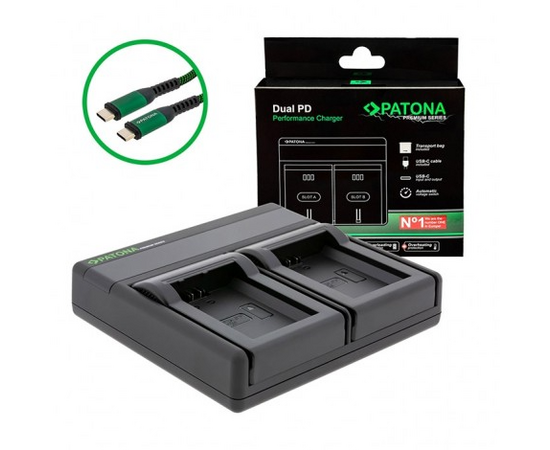 PATONA Carregador Dual PD Premium para NP-FW50