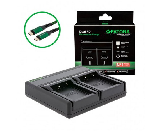 PATONA Carregador Dual PD Premium para NP-W126