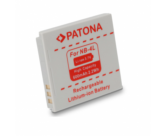 PATONA Bateria NB-4L 600mAh