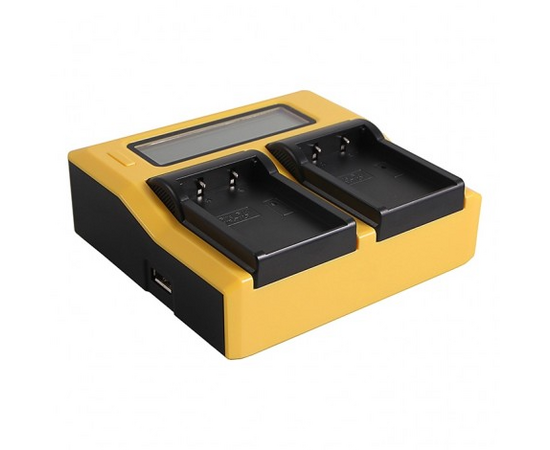 PATONA Carregador Duplo LCD para Fuji NP-T125