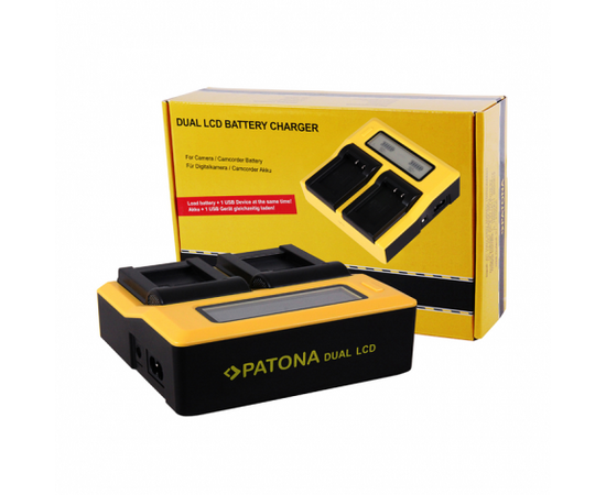 PATONA Carregador Duplo LCD para Sony BP-U