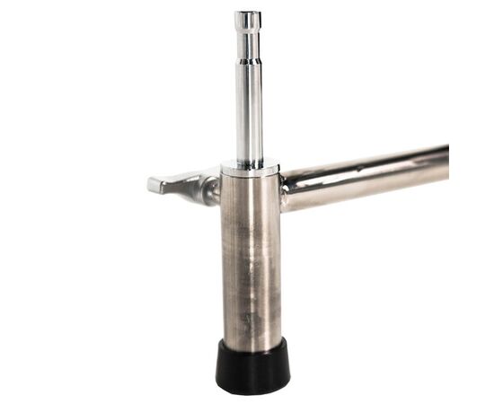 SAVAGE Kit C-Stand Aço Inoxidável 290cm com Braço Inclinável e Fundo Branco