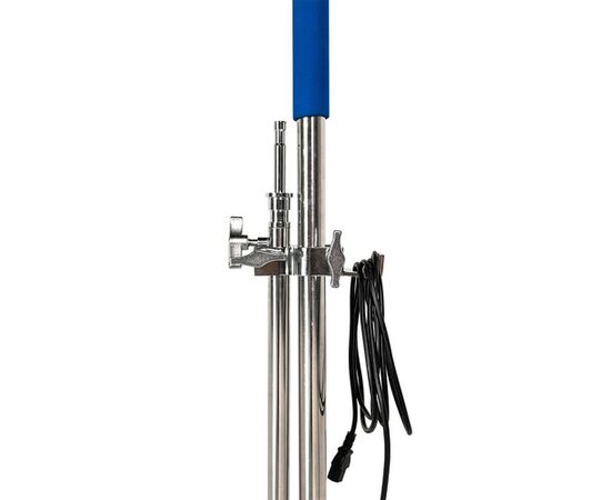 SAVAGE Kit C-Stand Aço Inoxidável 290cm com Braço Inclinável e Fundo Branco