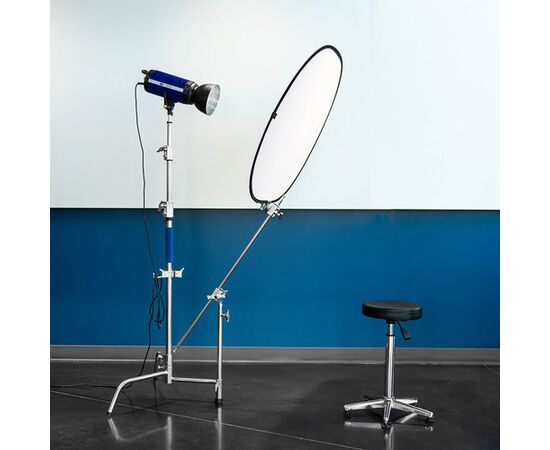 SAVAGE Kit C-Stand Aço Inoxidável 290cm com Braço Inclinável