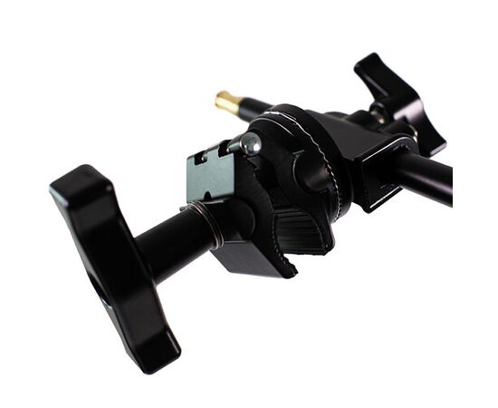 SAVAGE Kit C-Stand Aço Inoxidável 290cm com Braço Inclinável Preto