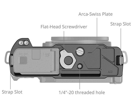 SMALLRIG 4517 L-Bracket com Punho para Panasonic Lumix S9