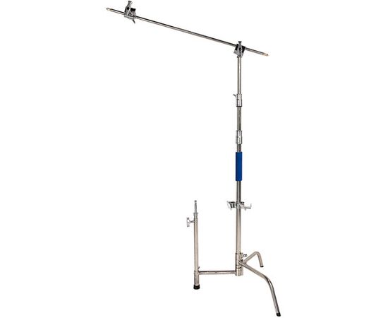 SAVAGE Kit C-Stand Aço Inoxidável 290cm com Braço Inclinável