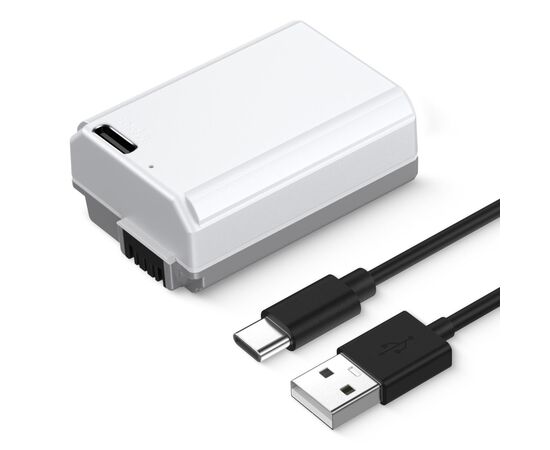 K&F CONCEPT Bateria com Carregamento USB-C NP-FW50 1100mAh