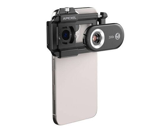 APEXEL Lente para Smartphone 200x Zoom APL-MS200