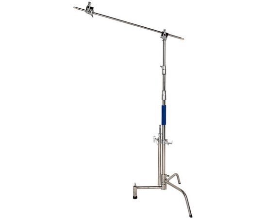 SAVAGE Kit C-Stand Aço Inoxidável 290cm com Braço Inclinável