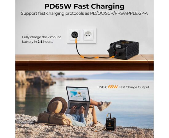 K&F CONCEPT Bateria 99Wh V-Mount 6700mAh