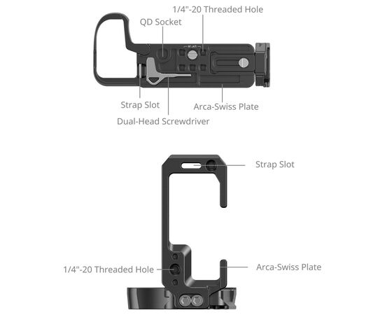 SMALLRIG 4523 L-Bracket para Nikon Z6 III