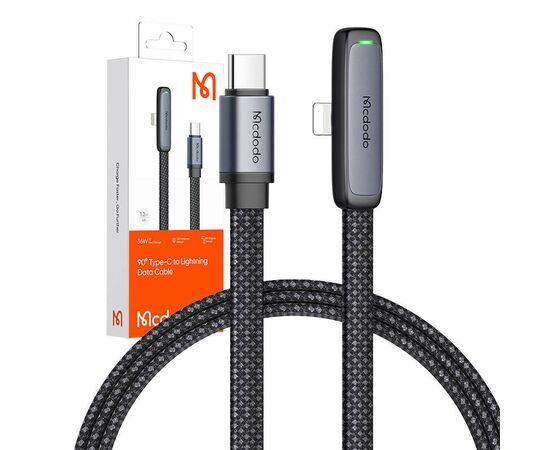 MCDODO Cabo de Carregamento USB-C, Angulo 90º - 120cm