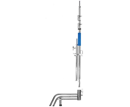 SAVAGE Kit C-Stand Aço Inoxidável 290cm com Braço Inclinável