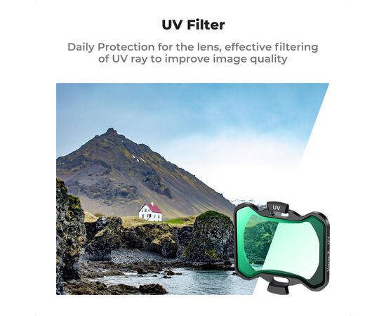 K&F CONCEPT Kit Filtros UV+PL+ND4+ND8+ND16+ND32 para DJI Avata 2