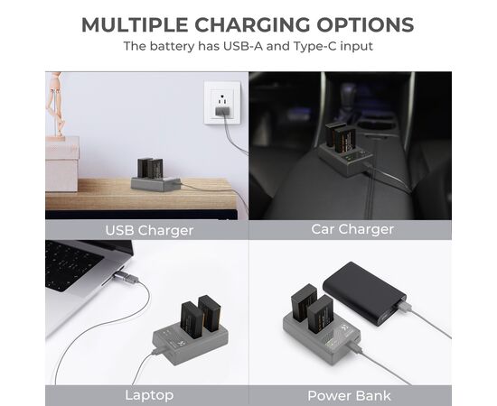 K&F CONCEPT Bateria LP-E17 1250mAh
