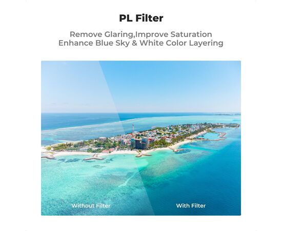 K&F CONCEPT Kit Filtros UV+PL+ND4+ND8+ND16+ND32 para DJI Avata 2