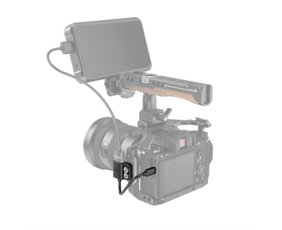 SMALLRIG 3021 Cabo Adaptador Ultra Slim 4K Micro HDMI Macho p/ Full HDMI Fêmea