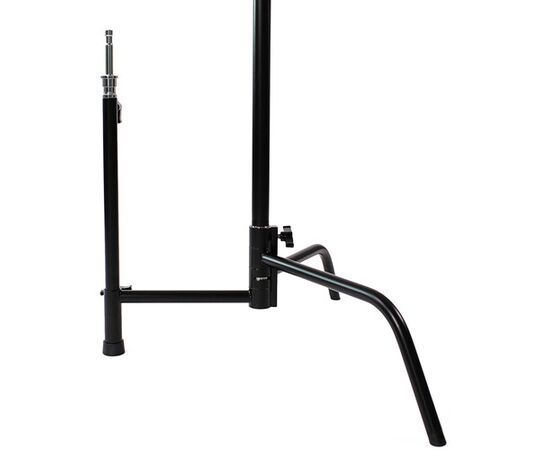 SAVAGE Kit C-Stand Aço Inoxidável 290cm com Braço Inclinável Preto