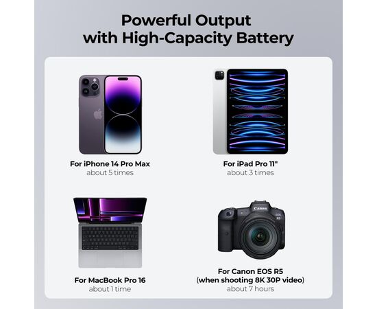 K&F CONCEPT Bateria 99Wh V-Mount 6700mAh