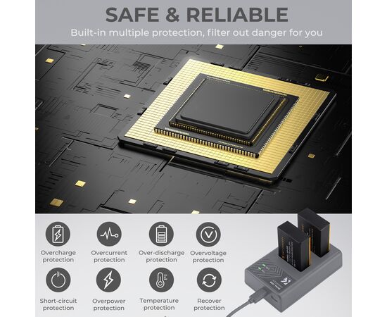 K&F CONCEPT Bateria LP-E17 1250mAh