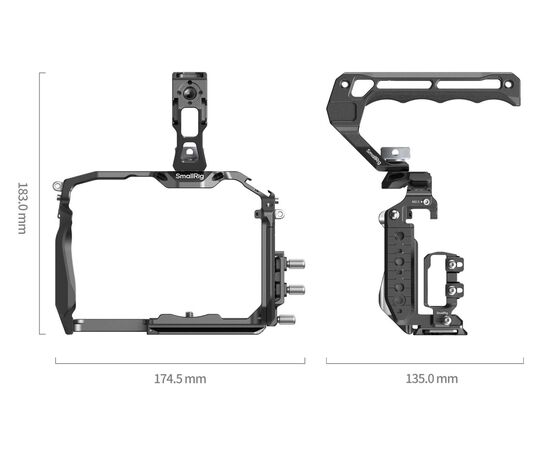 SMALLRIG 4825 Cage Kit HawkLock Quick Release para Panasonic Lumix GH7/GH6