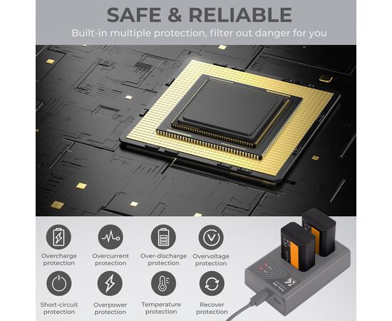 K&F CONCEPT Bateria NP-FW50 1100mAh