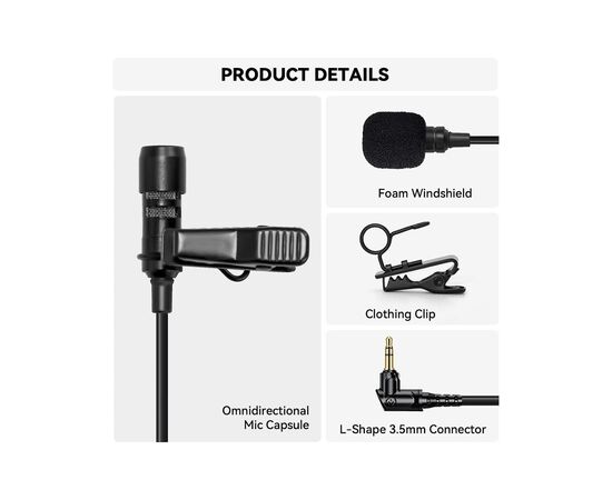 HOLLYLAND Lark MAX DUO + 2 Microfones de Lapela
