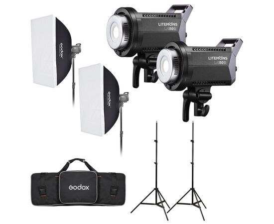 GODOX Kit Duplo Iluminador LED Litemons LA150D Daylight