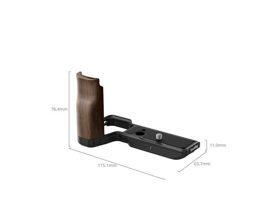 SMALLRIG 4864 L-Bracket com Punho de Madeira para Sony ZV-E10 II