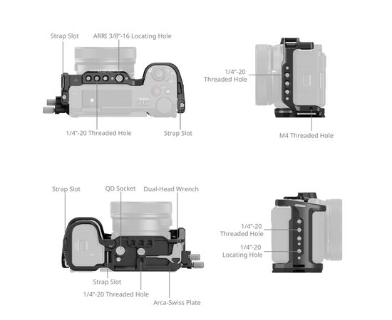 SMALLRIG 4867 Kit Cage para SONY ZV-E10II
