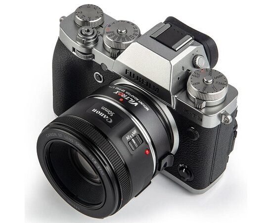 VILTROX Adaptador Lente EF a Corpo Fujifilm X EF-FX2 Pro Speed Booster 0.71x