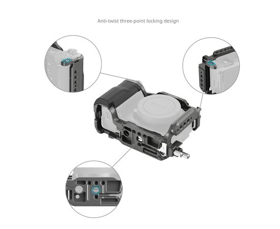 SMALLRIG 4949 Kit Cage com Punho para SONY ZV-E10 II