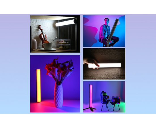 PULUZ Iluminador LED Tubular RGB 30cm