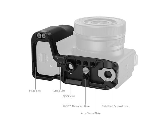 SMALLRIG 4778 L-Bracket com Punho para Sony ZV-E10 II