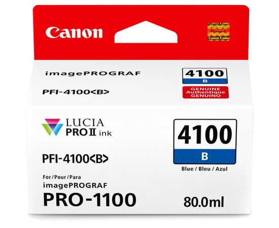CANON Tinteiro Azul 80ml PFI-4100B