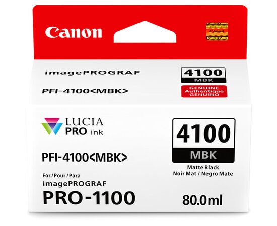 CANON Tinteiro Preto Mate 80ml PFI-4100MBK