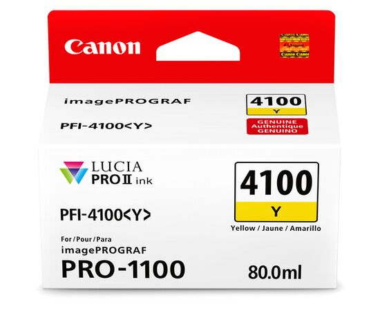 CANON Tinteiro Amarelo 80ml PFI-4100Y