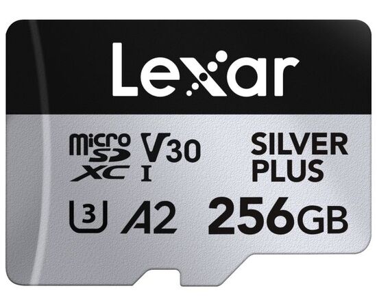 LEXAR Professional MicroSDXC Silver Plus 205MB/s U3 A2 UHS-I 4K - 256GB