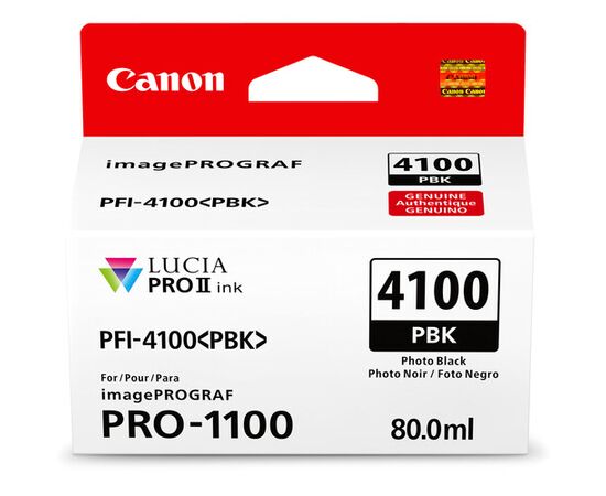 Tinteiro Preto Photo 80ml PFI-4100PBK