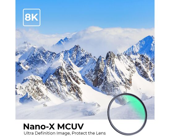 K&F CONCEPT Filtro UV Nano-X MRC UV 58mm