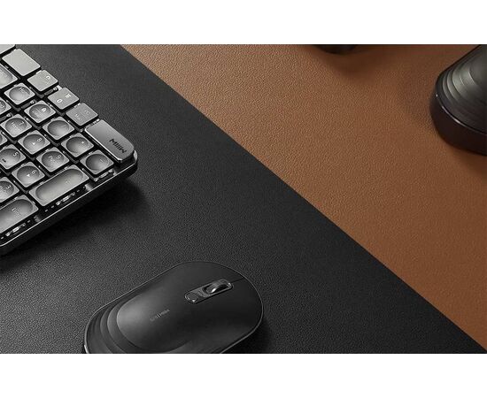 MIIIW Mouse Pad de Couro - Preto