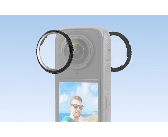 PULUZ Protetor de Lentes em Vidro para Insta360 X4